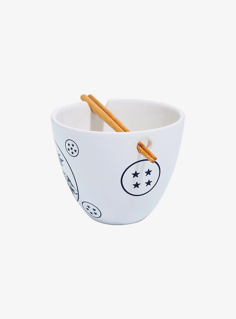 Dragon Ball Super Goku & Vegeta Ramen Bowl with Chopsticks