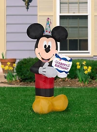 Disney Mickey Mouse Birthday Cake Inflatable Décor