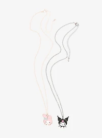 My Melody & Kuromi Best Friends Necklace Set