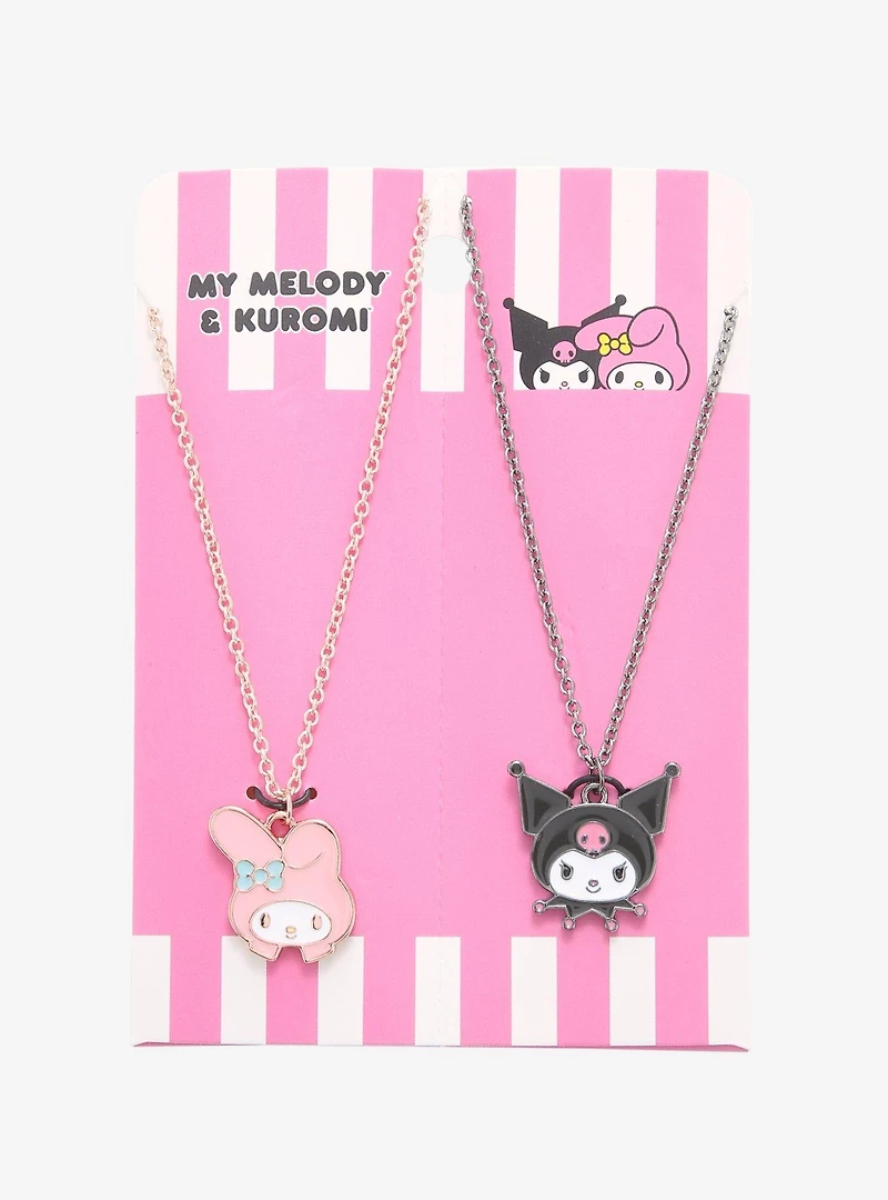 My Melody & Kuromi Best Friends Necklace Set