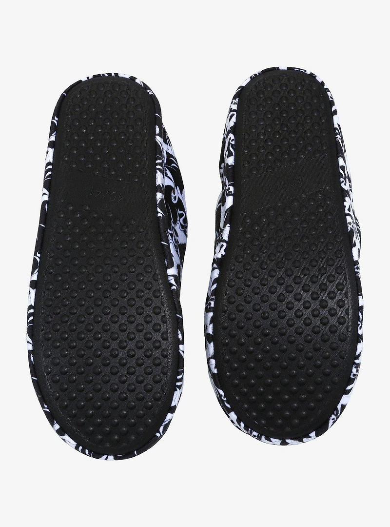 Disney The Nightmare Before Christmas Zero Allover Print Slippers