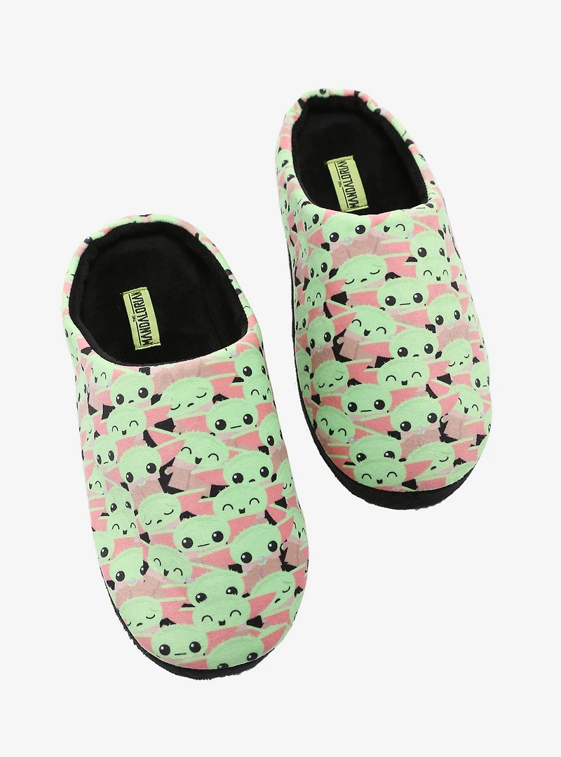 Star Wars The Mandalorian Child Chibi Expressions Slippers - BoxLunch Exclusive