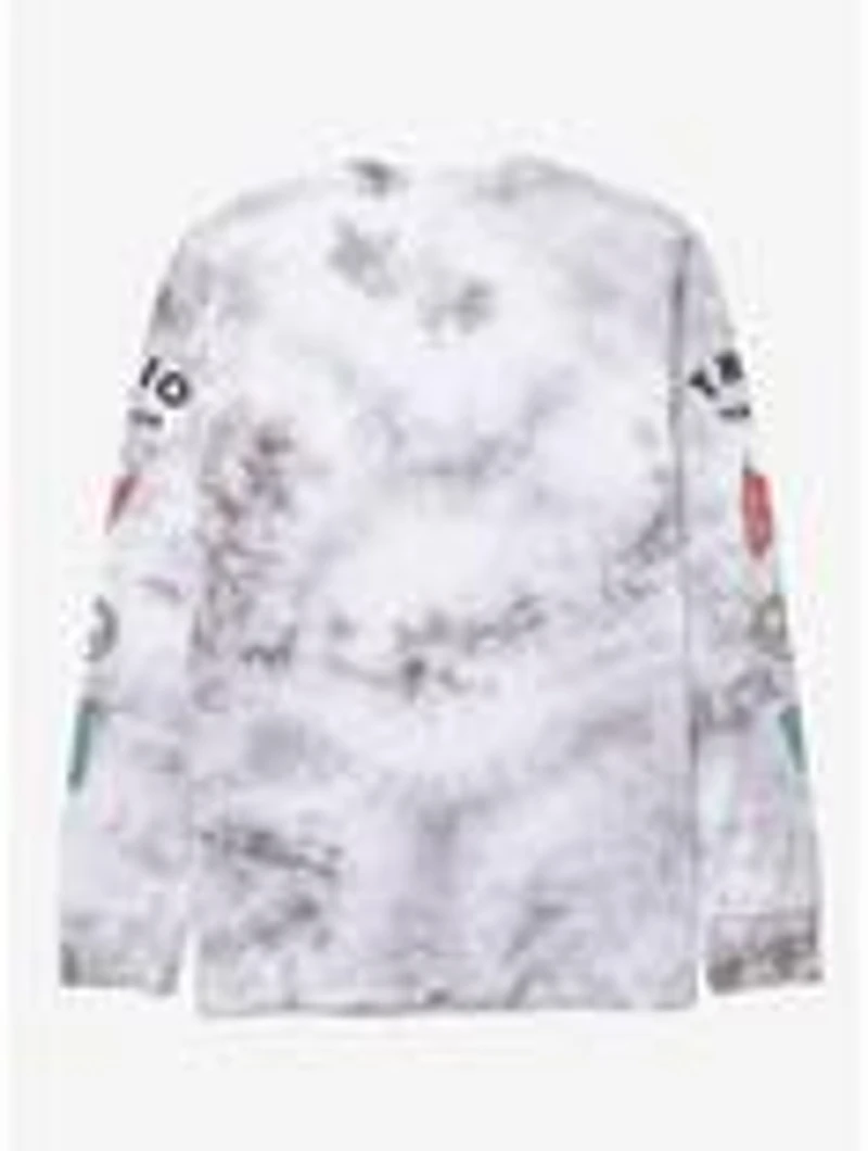 Disney The Nightmare Before Christmas Trio of Terror Long Sleeve Tie-Dye T-Shirt - BoxLunch Exclusive