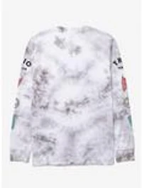 Disney The Nightmare Before Christmas Trio of Terror Long Sleeve Tie-Dye T-Shirt - BoxLunch Exclusive