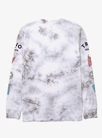 Disney The Nightmare Before Christmas Trio of Terror Long Sleeve Tie-Dye T-Shirt - BoxLunch Exclusive