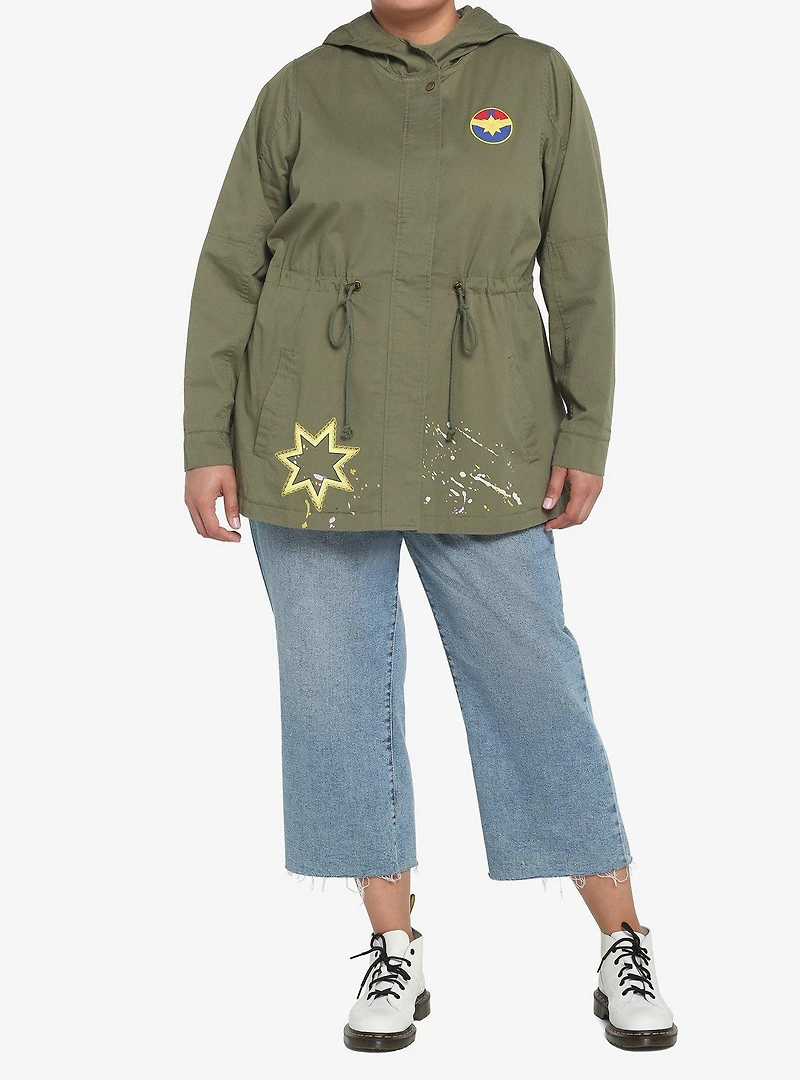 Her Universe Marvel Ms. Patch Girls Anorak Jacket Plus