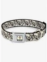 Avatar the Last Airbender Appa Stacked Seatbelt Dog Collar