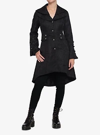 Black Brocade Coat