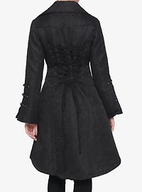 Black Brocade Coat