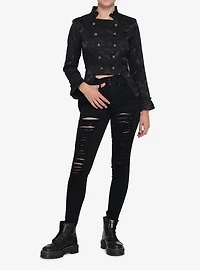 Brocade Military Jacket