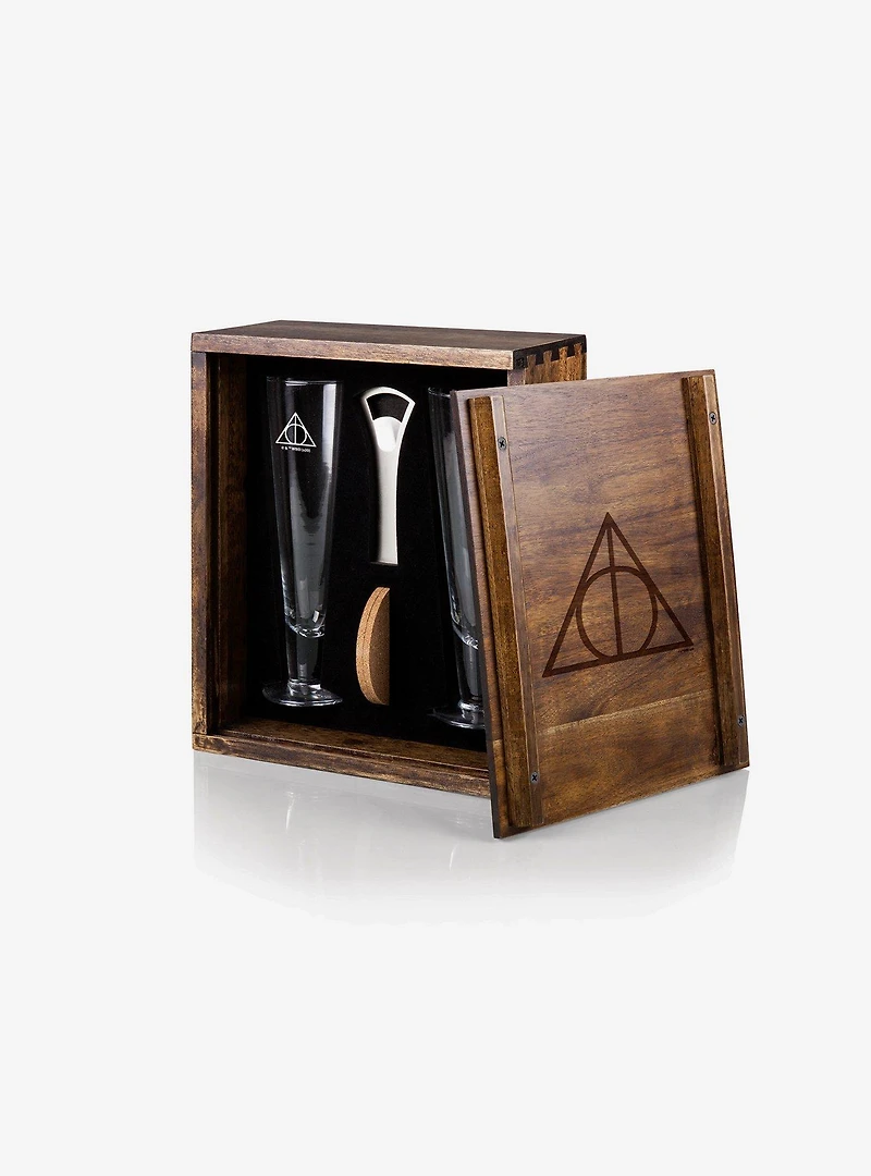 Harry Potter Deathly Hallows Beverage Glass Set