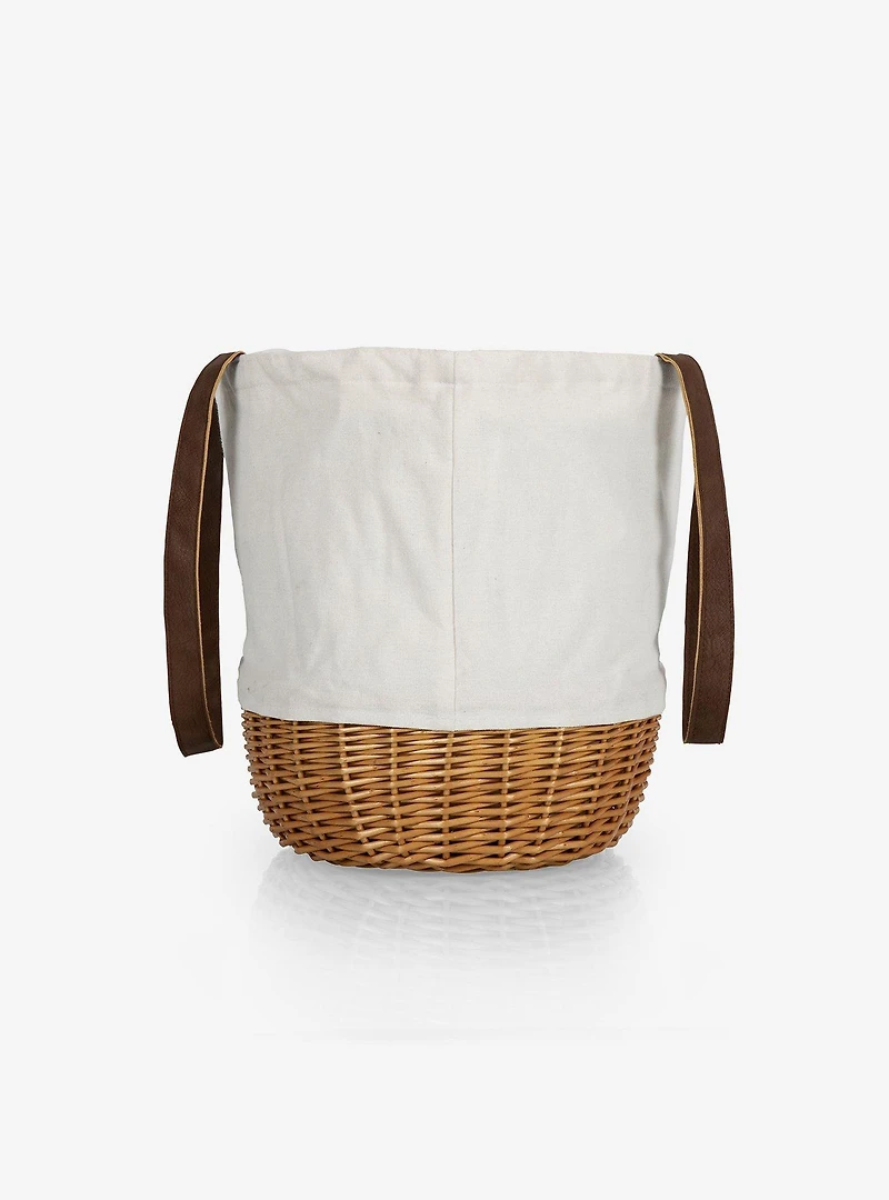 Harry Potter Hogwarts Canvas Willow Basket Tote