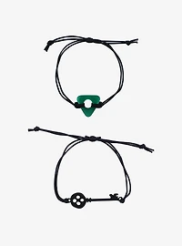 Coraline Key & Seeing Stone Best Friend Cord Bracelet Set