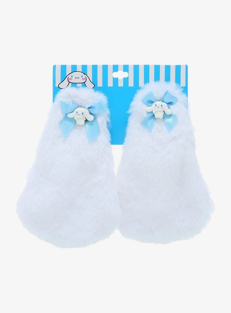 Cinnamoroll Fluffy Ears Hair Clip Set