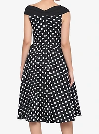 Black White Polka Dot Dress