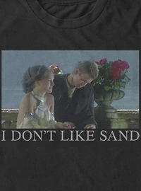 Star Wars Padme And Anakin I Don't Like Sand Meme T-Shirt