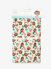 Disney Moana Tropical Icons Allover Print Baby Blanket - BoxLunch Exclusive