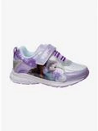 Disney Frozen II Girls Hook and Loop Sneaker Purple