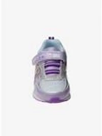 Disney Frozen II Girls Hook and Loop Sneaker Purple