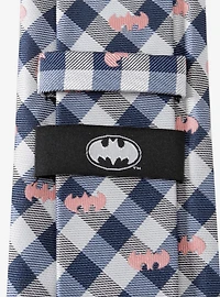 DC Comics Batman Plaid Navy Tie