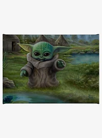 Star Wars The Mandalorian Child's Play 10" x 14" Gallery Wrapped Canvas