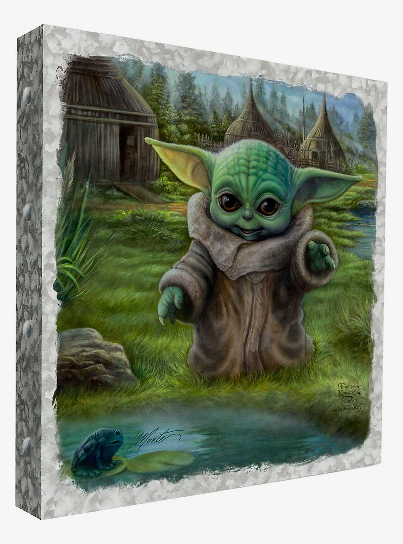 Star Wars The Mandalorian Child's Play 14" x 14" Metal Box Art