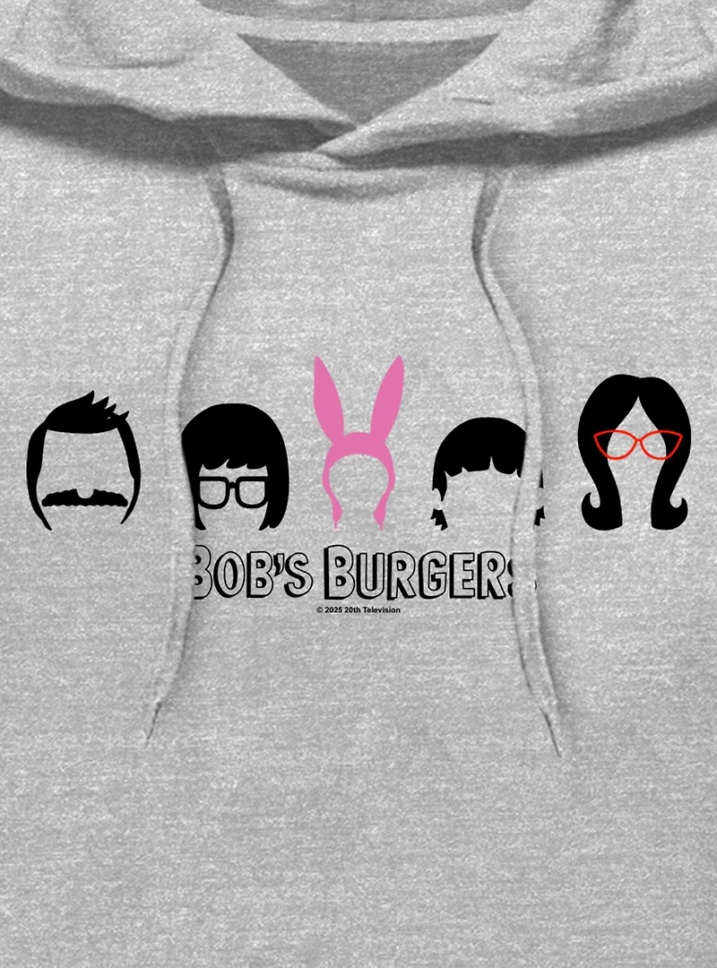 Bob's Burgers Hair Lineup Hoodie