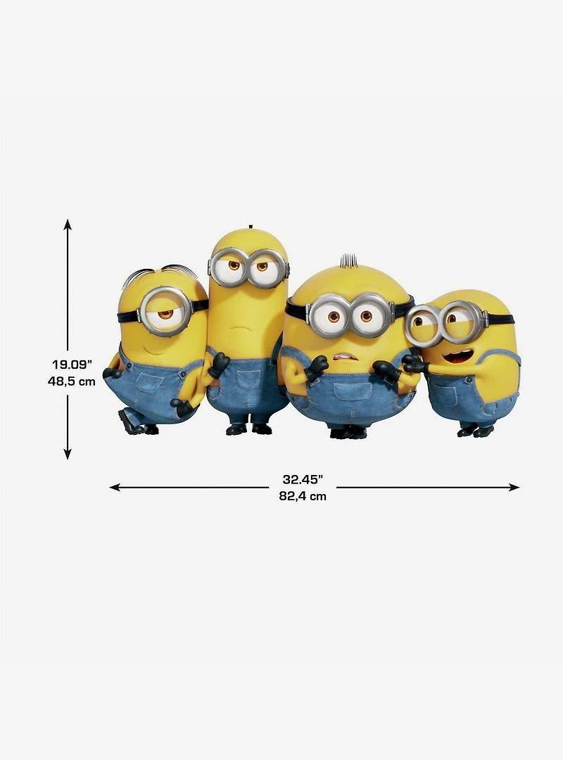 Minions: The Rise of Gru Giant Peel and Stick Wall Decals