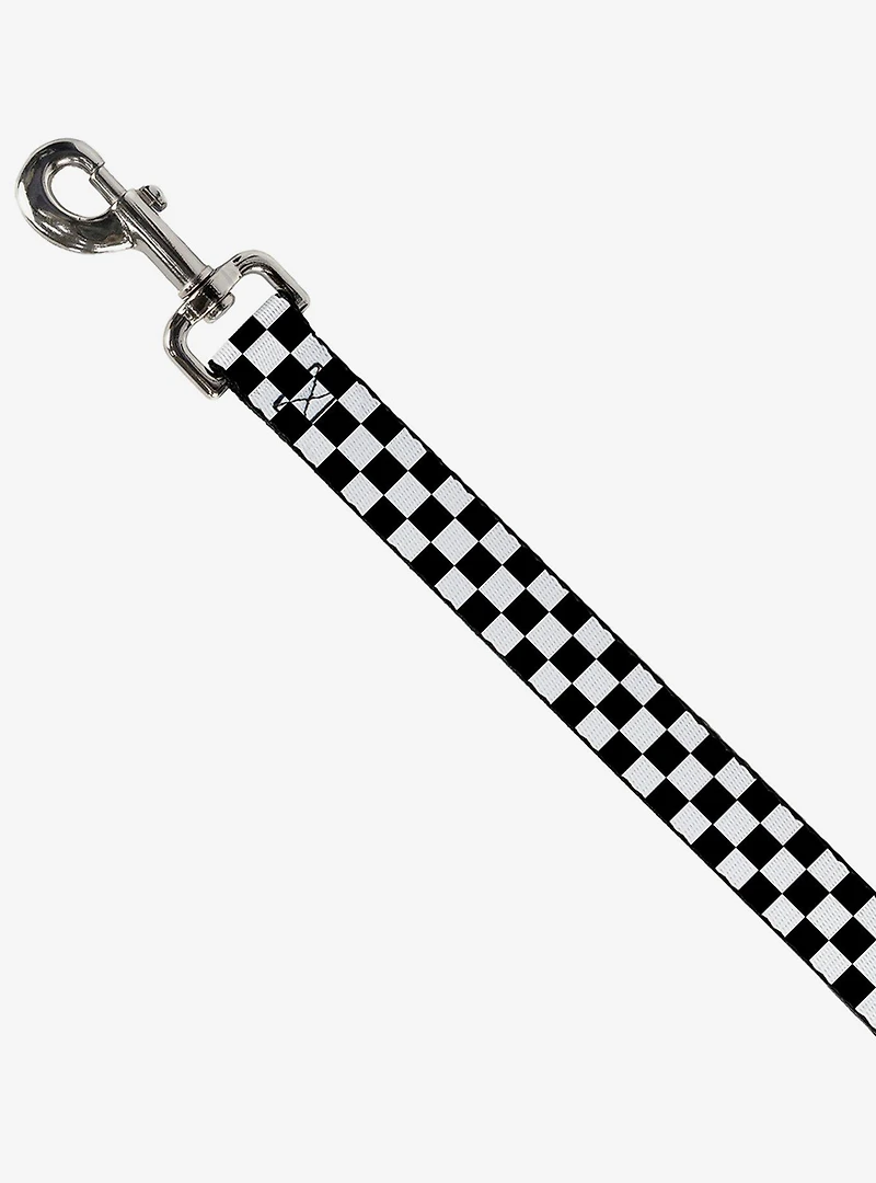 Checker Print Dog Leash