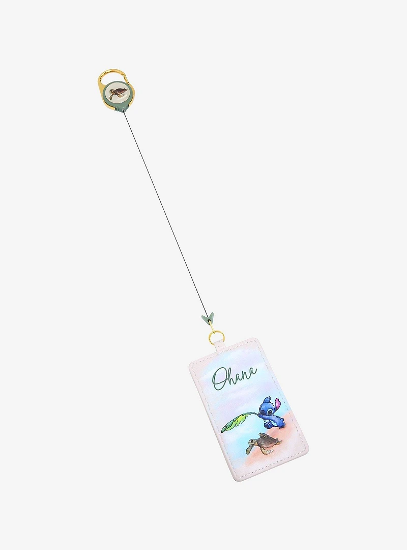 Disney Lilo & Stitch Ohana Turtle Friends Retractable Lanyard - BoxLunch Exclusive