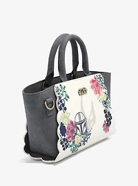 Star Wars The Mandalorian Boba Fett & Mando Floral Handbag - BoxLunch Exclusive