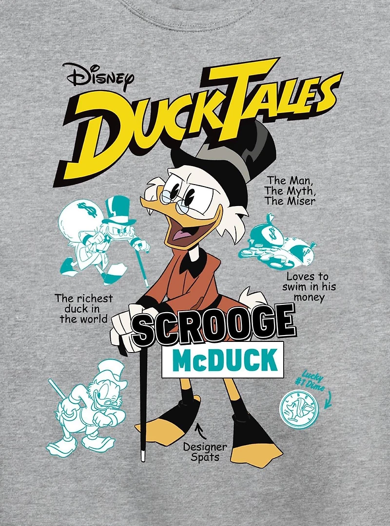 Disney Ducktales Richest Duck Crew Sweatshirt