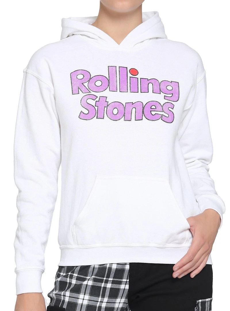The Rolling Stones Pastel Tongue Logo Girls Hoodie
