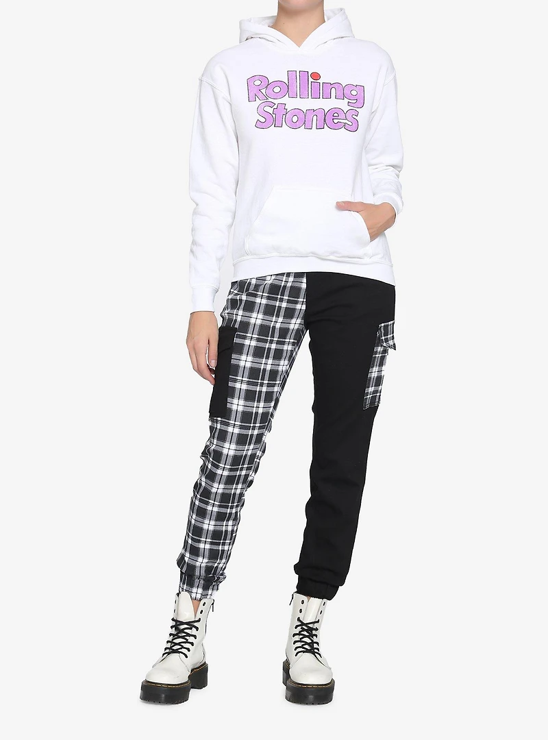 The Rolling Stones Pastel Tongue Logo Girls Hoodie