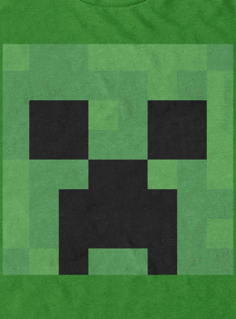 Minecraft Creeper Big Face T-Shirt