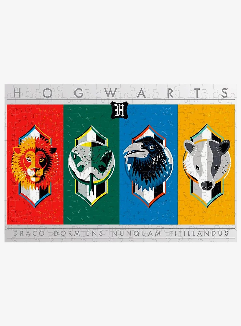 Harry Potter House Crests 500 Piece Puzzle