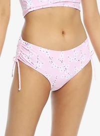 Cherry Blossom Cinched Swim Bottoms