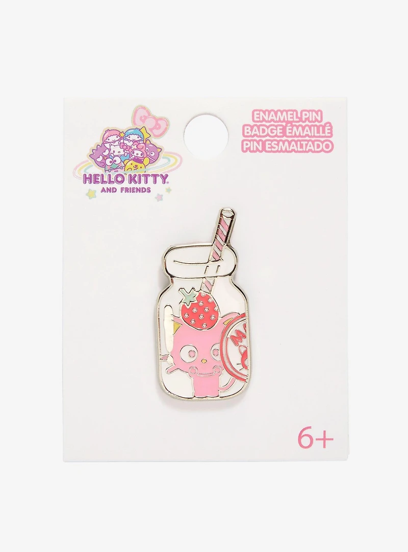 Loungefly Sanrio Chococat Strawberry Milk Jug Enamel Pin - BoxLunch Exclusive