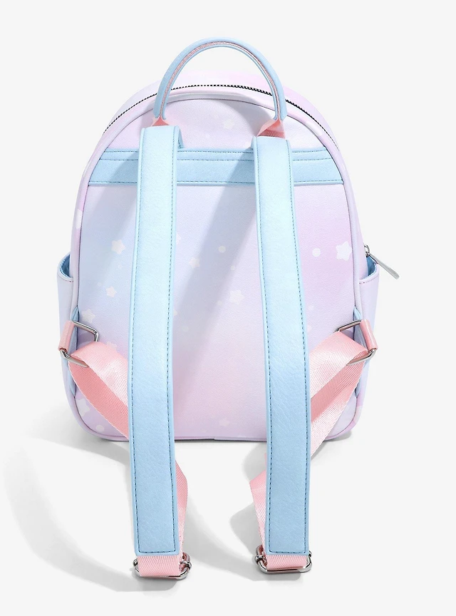 Hot Topic Kirby Snacks Fuzzy Pastel Backpack | Liberty Center display picture 1