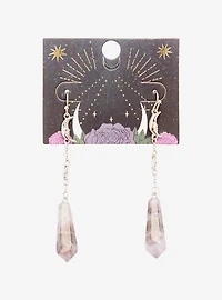Celestial Amethyst Drop Earrings