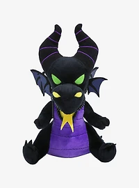 Disney Sleeping Beauty Dragon Maleficent Zip Mouth 8 Inch Plush