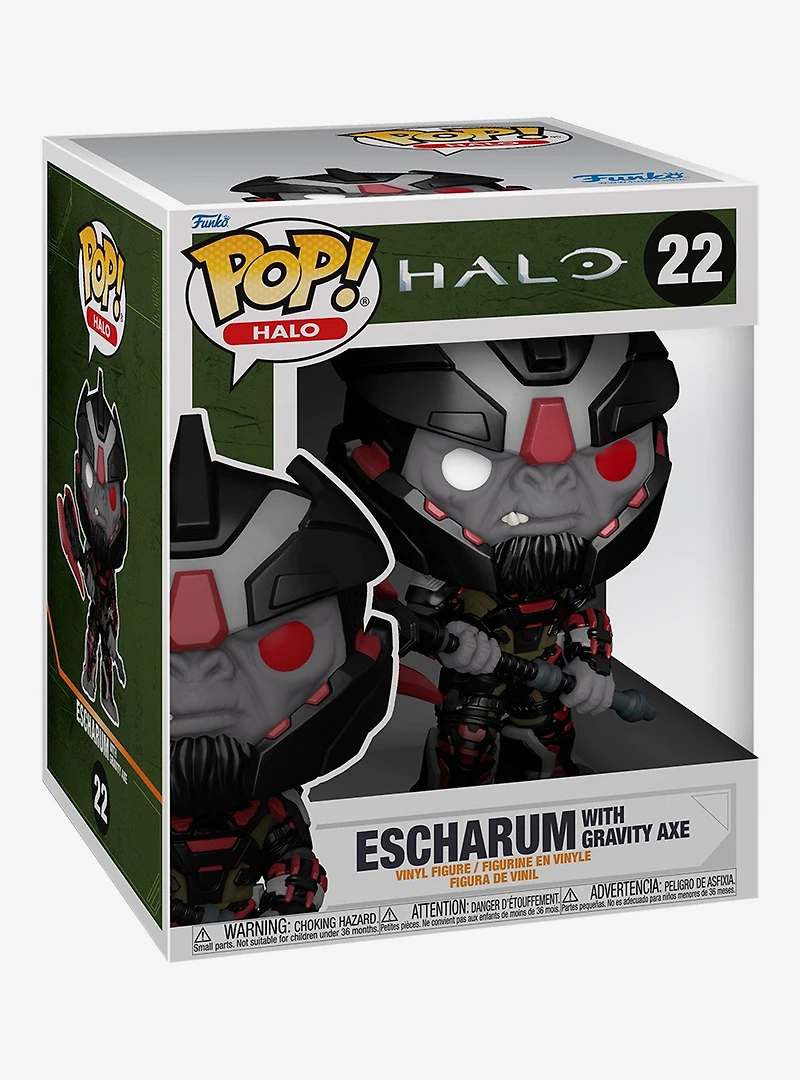 Funko Pop! Halo Jumbo Escharum with Gravity Axe 10 Inch Vinyl Figure