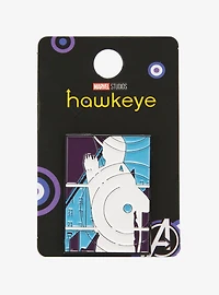Marvel Hawkeye Silhouette Enamel Pin - BoxLunch Exclusive