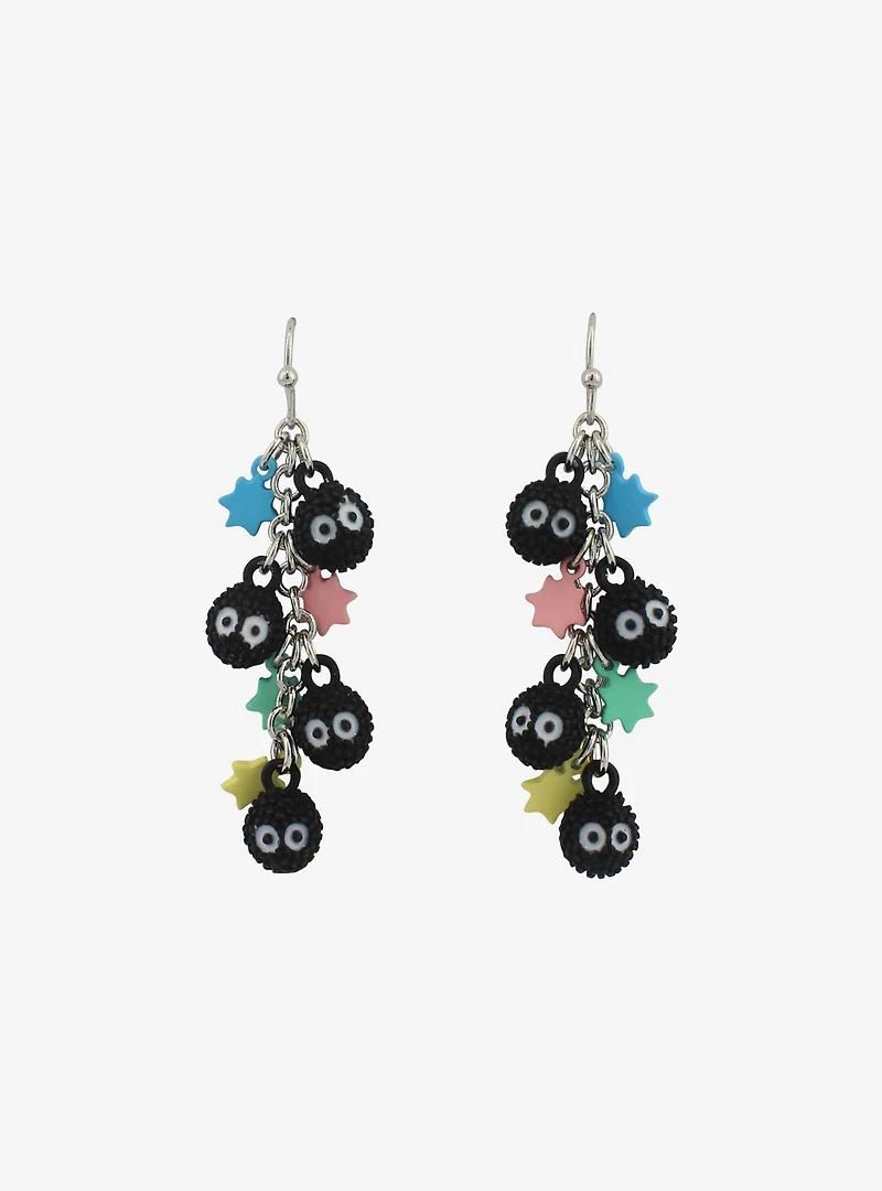 Studio Ghibli Spirited Away Soot Sprites Candy Drop Earrings