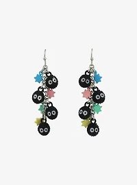Studio Ghibli Spirited Away Soot Sprites Candy Drop Earrings
