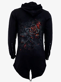 Burnt Rose Fish Tail Zip Hoodie