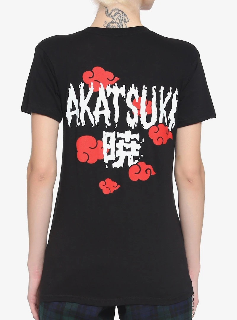Naruto Shippuden Akatsuki Itachi Boyfriend Fit Girls T-Shirt
