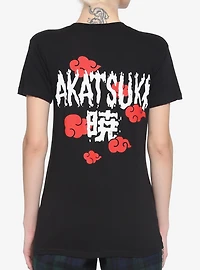Naruto Shippuden Akatsuki Itachi Boyfriend Fit Girls T-Shirt