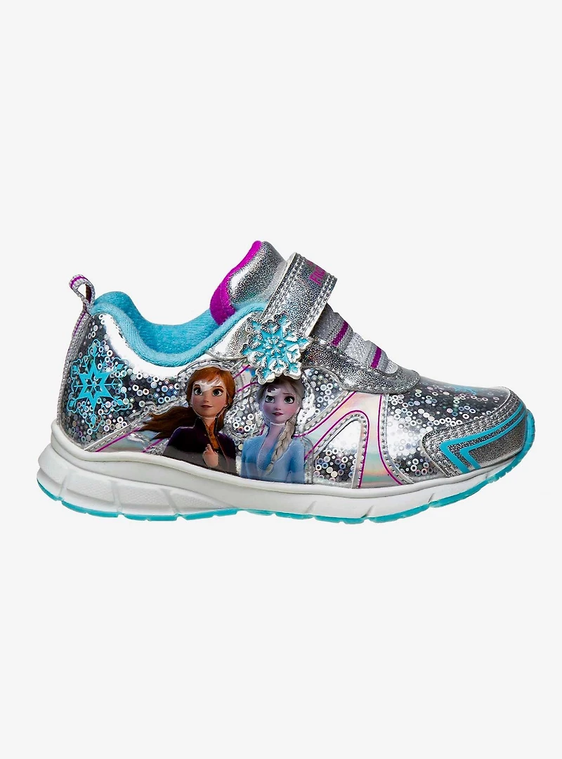 Disney Frozen II Girls Hook and Loop Sneaker