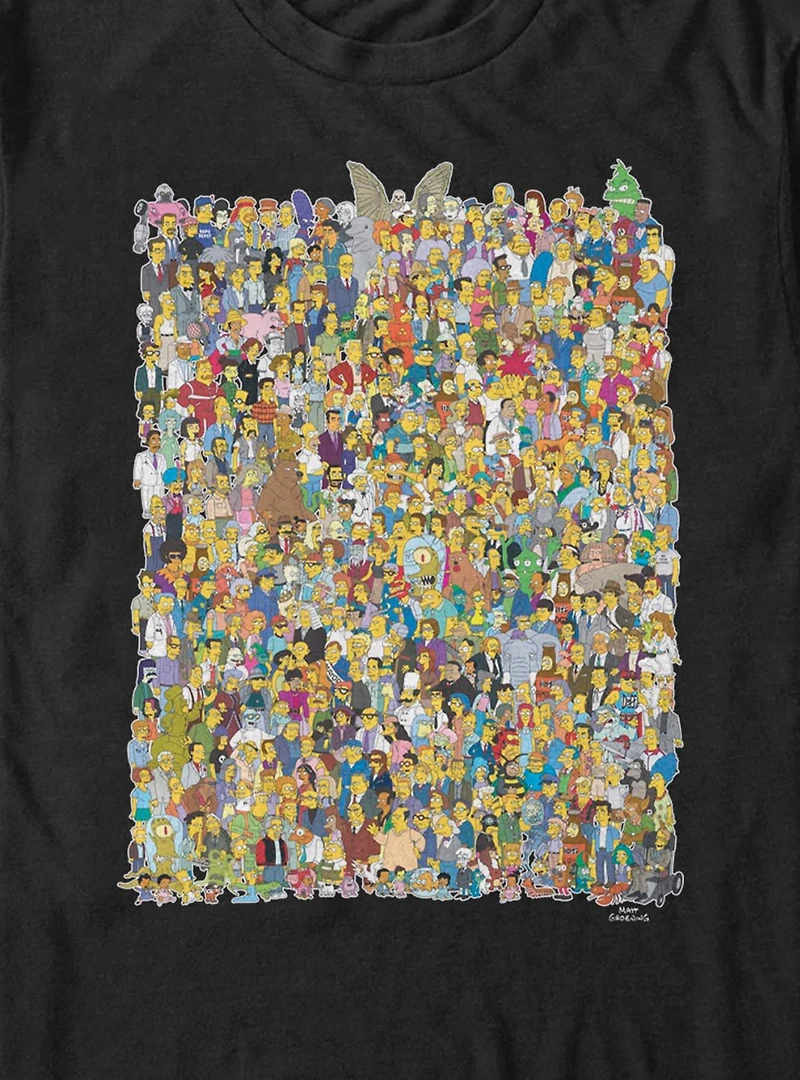 The Simpsons All Of Springfield T-Shirt